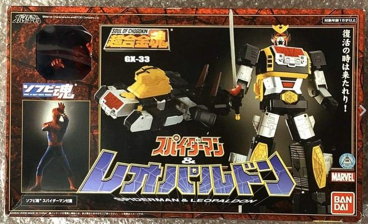 Image du produit Bandai Âme de Chogokin GX-33 Spider-Man & Leopardon
