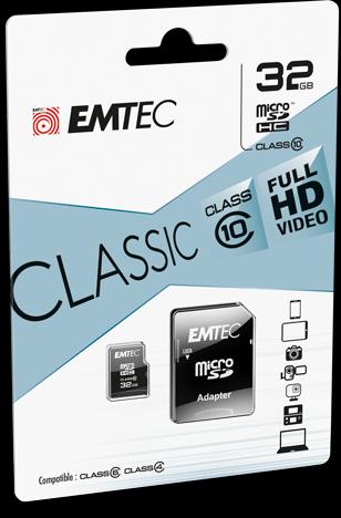 Produktbild Emtec ECMSDM32GHC10CG (32 GB, microSDHC, U1, UHS-I)