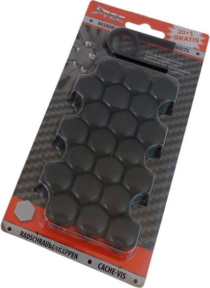 Image du produit J-Tec Caches, capuchons pour vis Juoda mattes 17mm, 20 pcs + goût