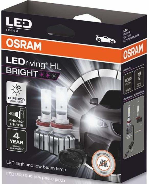 Image du produit Osram H8/H11/H16/H9 LEDriving HL Bright (H11)