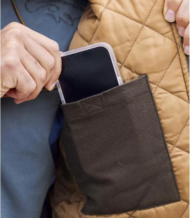 Actual product image Atlas For Men Mens Quilted Faux Suede Water Repellent Jacket (XXL)