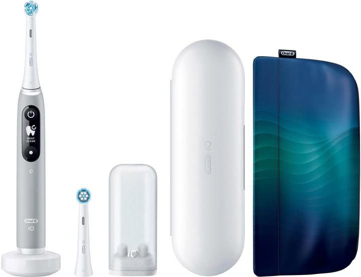 Actual product image Oral-B Elektrische Zahnbürste iO Series6 Grey Opal (Oscillating toothbrush)