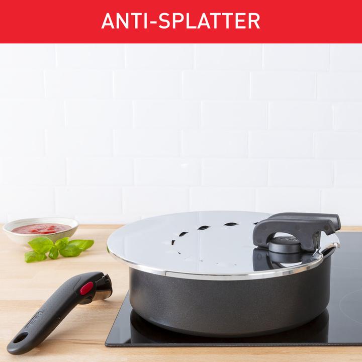 Image du produit Tefal Ingenio G6 multi-couvercle 20 à 28cm inox (30.80 cm, Matières plastiques, Métal)