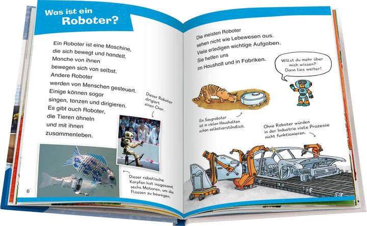 Produktbild Ravensburger Wieso? Weshalb? Warum? Erstleser, Band 14: Roboter (Deutsch, Annette Neubauer, Sebastian Coenen, 2024)