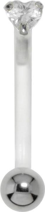 Immagine prodotto Bijouteria Piercing ventre (Bioplastica, Acciaio chirurgico 316L, Argento 925, Zirconia)