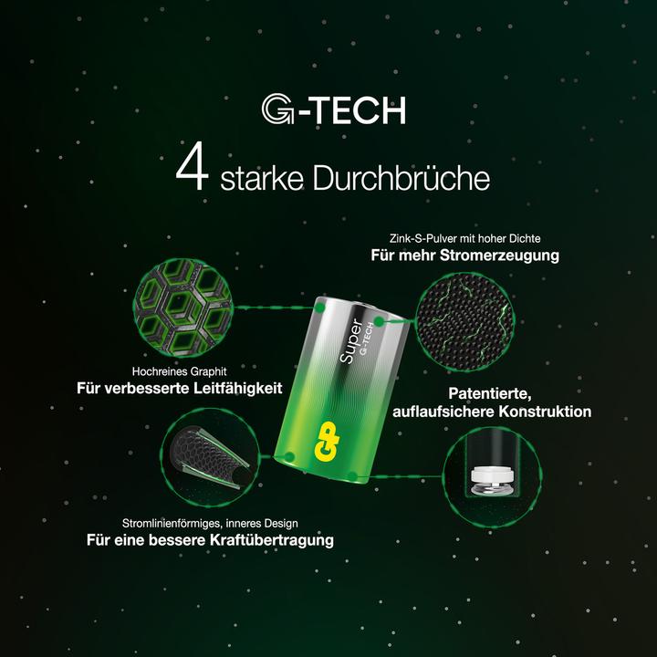 Produktbild GP Batteries Super (1 Stk., D)