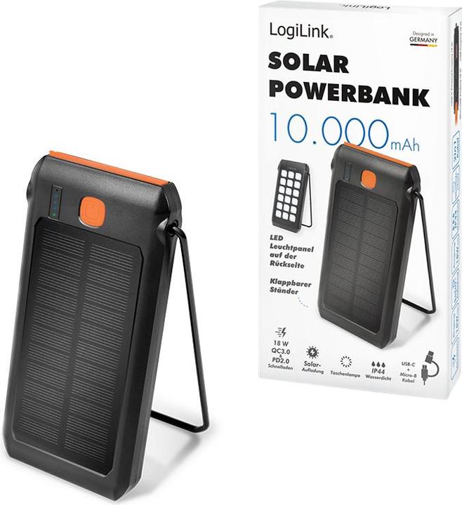 Actual product image LogiLink Power Bank (10000 mAh, 18 W, 37 Wh)