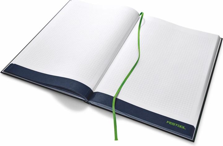 Actual product image Festool Notebook (A4, Checked, Hardcover)