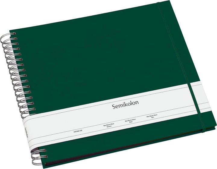 Semikolon Fotoalbum Maxi Mucho Dunkelgrün, Schwarze Seiten (10 x 15 cm, 9 x 13 cm)