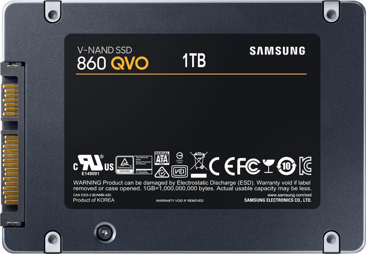 Actual product image Samsung 860 QVO (1000 GB, 2.5")