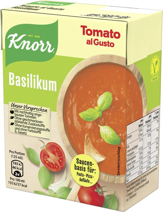 Immagine prodotto Knorr Pomodoro al Gusto Basilico (370 g)