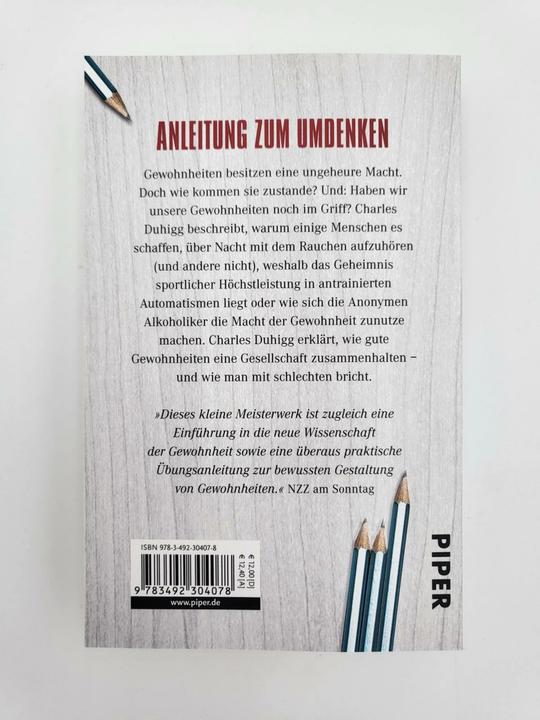 Actual product image Die Macht der Gewohnheit (German, Charles Duhigg., 2013)