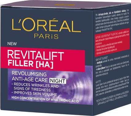 Image du produit L'Oréal Paris L'Oréal - Revitalift Filler (HA) Crème de Nuit 50 ml (50 ml, Crème de nuit)