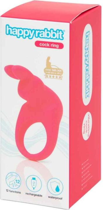 Produktbild Happy Rabbit Rechargeable Vibrating Rabbit Cock Ring Pink (3 cm)