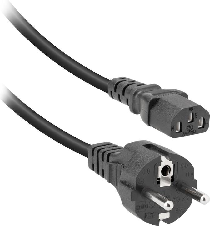 Produktbild Ekon Power cord with Schuko plug and IEC socket (1.50 m)