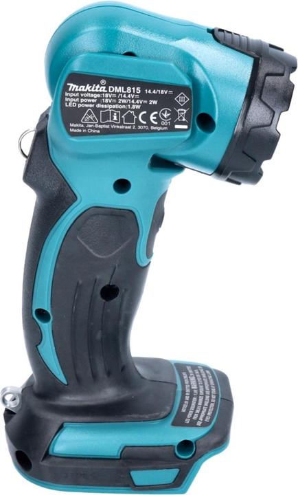 Productafbeelding Makita DEADML 815 RM LED accu-handlamp 14,4 - 18 V 160 lm + 2x accu 4,0 Ah + lader (160 lm)
