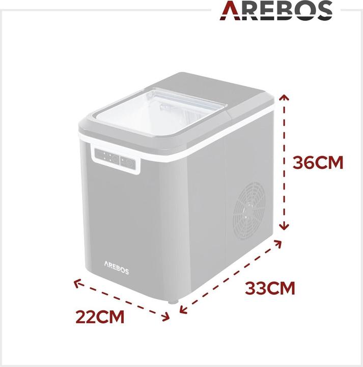 Image du produit Arebos Machine à glaçons (Fiche CH)
