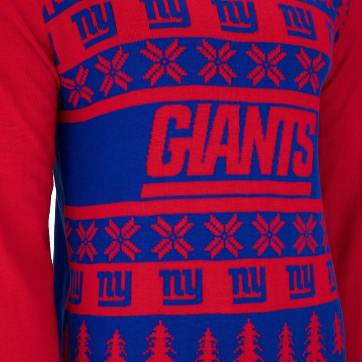 Produktbild Foco NFL Ugly Sweater XMAS Strick Pullover New York Giants - M (M)