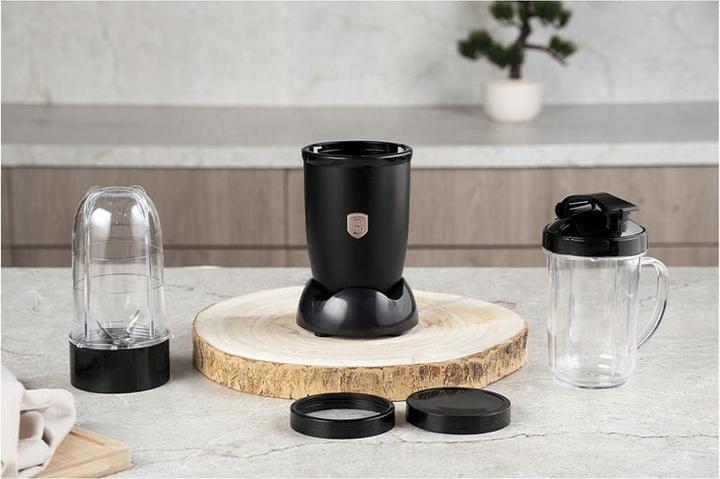 Immagine prodotto BerlingerHaus Frullatore multifunzione con controllo touch, tritaghiaccio, nero oro rosa, 400 W (400 W)