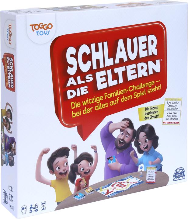 Image du produit Spin Master Games - Plus malin que les parents, jeu de quiz et d'action amusant où les enfants affrontent les (Allemand)