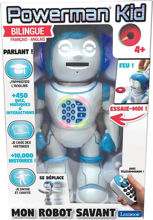 Image du produit Lexibook Robot éducatif Powerman Kid ROB90FR (Anglais, Français)