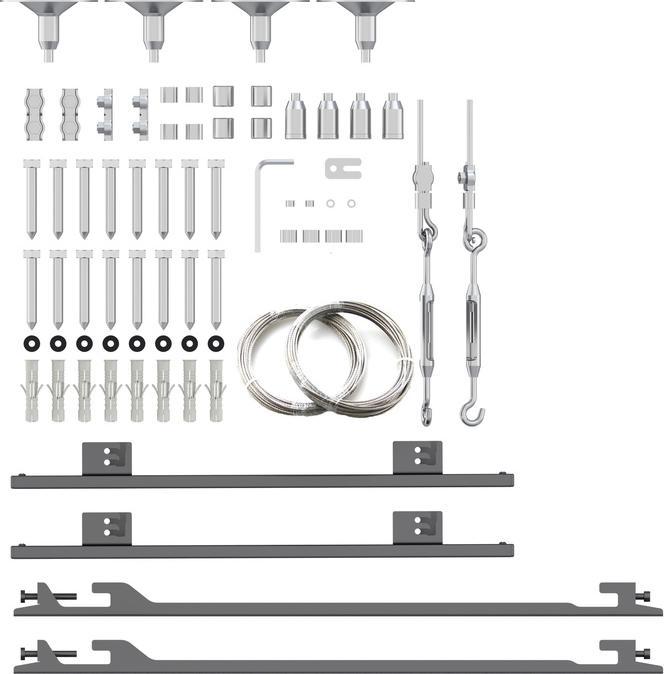 Actual product image Multibrackets Ceiling/floor mount, 1 x 40" - 65", VESA 100-