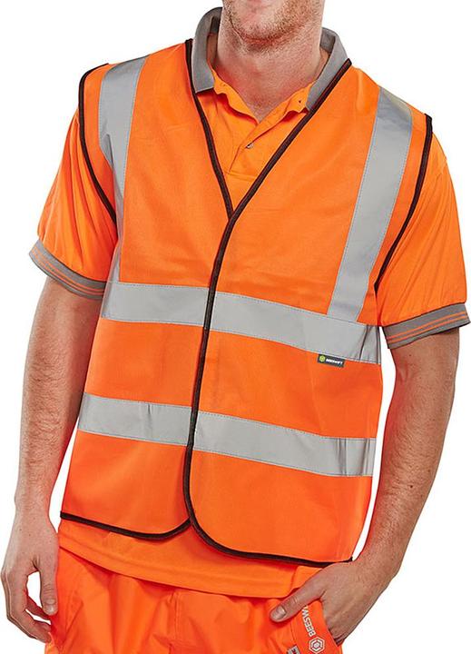 Image du produit B Seen Gilet Hi-Vis Orange L (L)