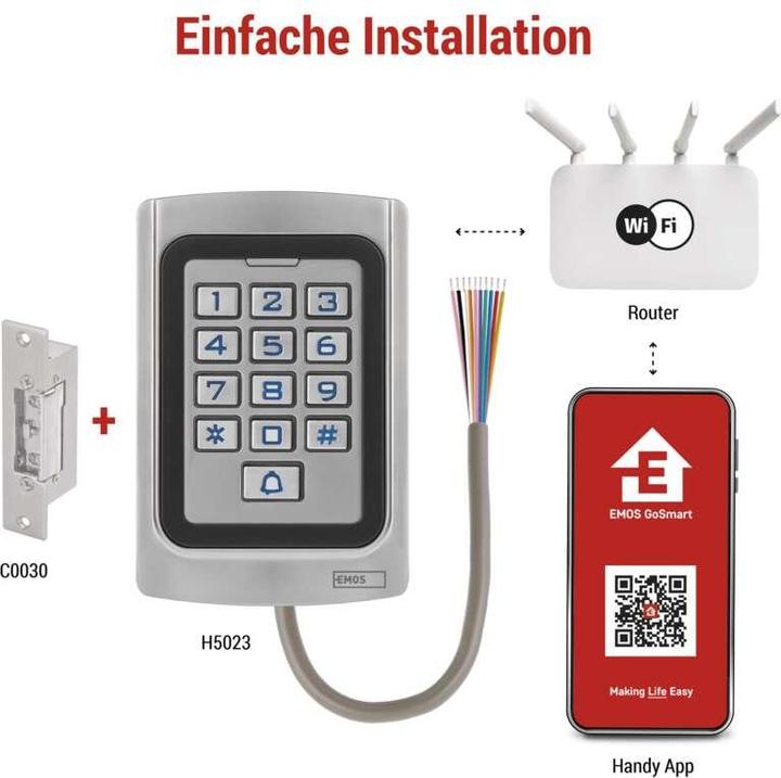 Immagine prodotto Emos GoSMART kódová klávesnice IP-006AX (Combinazione numerica elettronica)