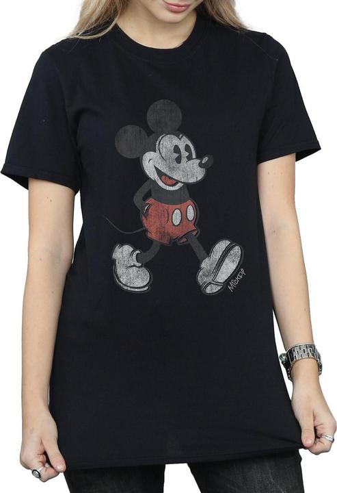 Image du produit Disney Walking Mickey Mouse coton Boyfriend TShirt (M)