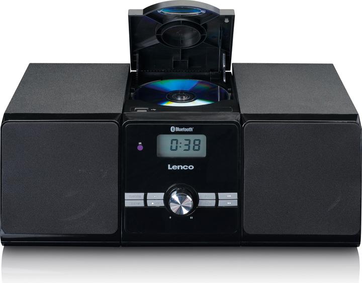 Actual product image Lenco MC-030BK (Bluetooth, CD player, 2x 10 W)
