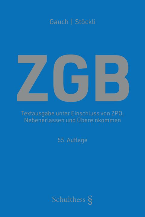 Actual product image Zgb (German, Hubert Stöckli, Peter Gauch, 2024)