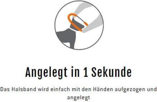 Produktbild WowWow Halsband mit integrierter Auszugsleine Rot M (M, Hund, Allgemein)