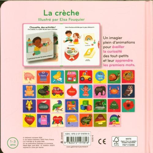 Immagine prodotto La crèche : mon imagier animé (Francese, Fouquier Elsa, 2024)