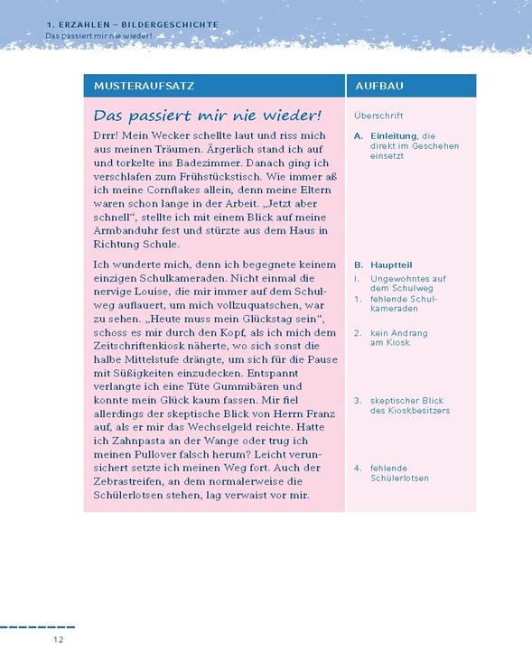 Immagine prodotto Königs Lernhilfen: Musteraufsätze für die 5./6. Klasse (Tedesco, Michaela Radlmaier, 2020)