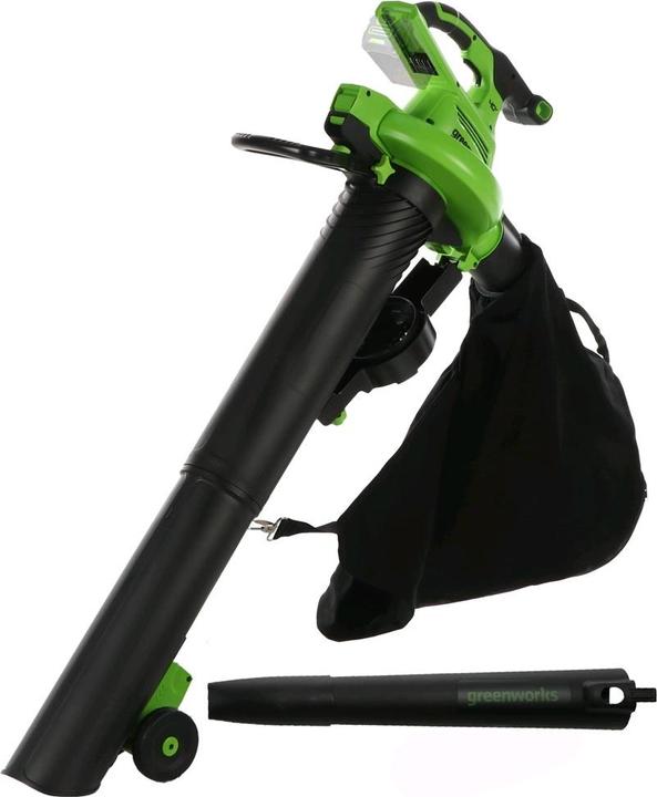 Actual product image Greenworks Electric leaf vacuum GD40BVII (Rechargeable battery operated, Vacuum cleaners & blowers)