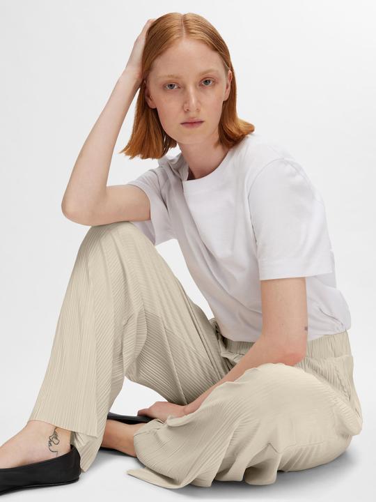 Actual product image Selected Femme High waist pleated trousers (M)
