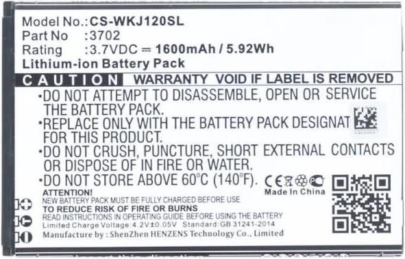 Immagine prodotto AGI Batteria compatibile con Wiko Jerry 3702 - Batteria - 1.600 mAh