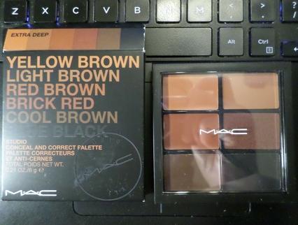 MAC Cosmetics Pt1 Studio Conceal and Correct Palette Extra Deep 0.21oz