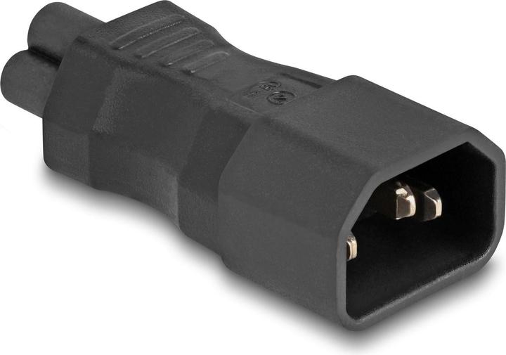 Produktbild Delock Netzadapter IEC 60320 - C14 auf C5, Stecker / Buchse, 2,5 A, gerade (C14)