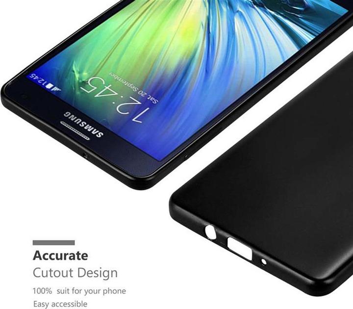 Productafbeelding Cadorabo TPU Matte Metallic hoes (Samsung Galaxy A7)