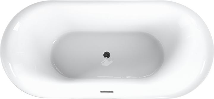 Produktbild Beliani Badewanne freistehend weiss oval 150 x 75 cm CARRERA (202 l, 75 cm)