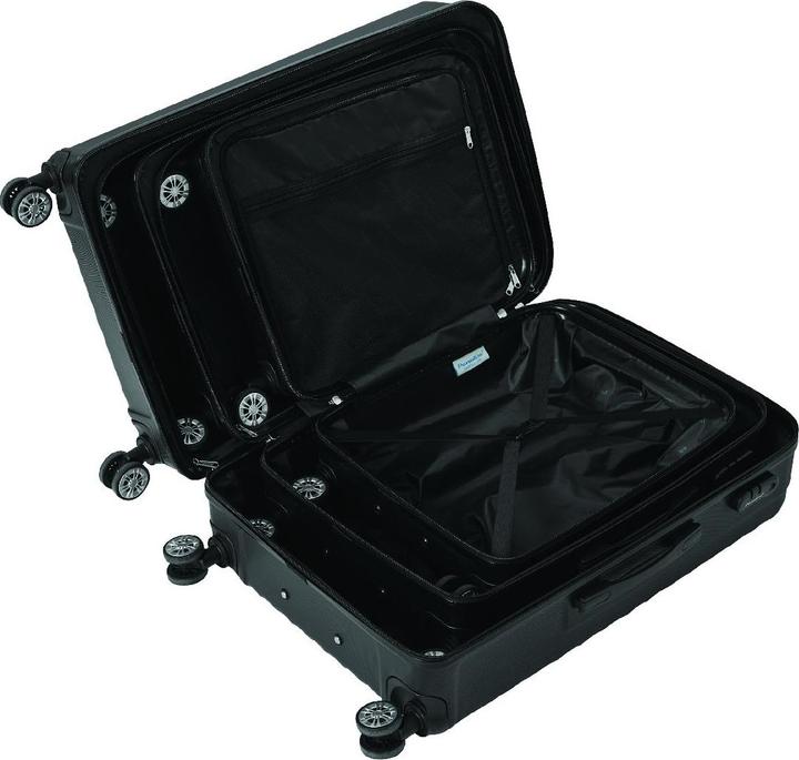 Immagine prodotto Check.In Kingston - Set di 3 valigie (92 l, Bagaglio a mano (fino a 50 litri), M (50 - 90l), L (90 - 115l))