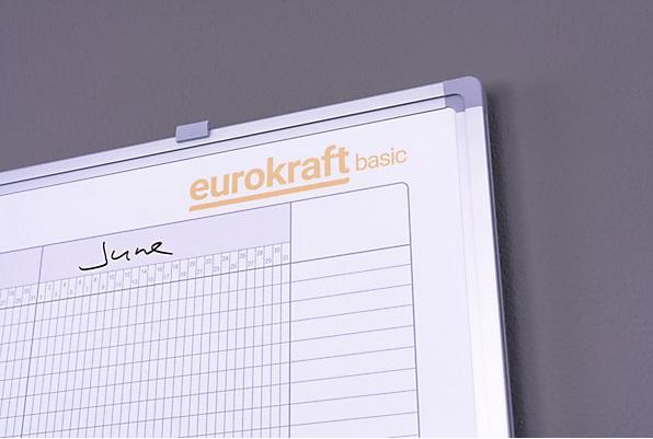 Immagine prodotto eurokraft basic Lavagna per planning annuale, largh. x alt. 900 x 600 mm, per planning annuale. (1200 x 900 mm)