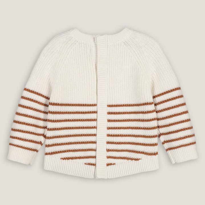 Immagine prodotto La Redoute Collections Maglia a maglia grossa con scollo rotondo e chiusura con bottoni sul retro. (86)
