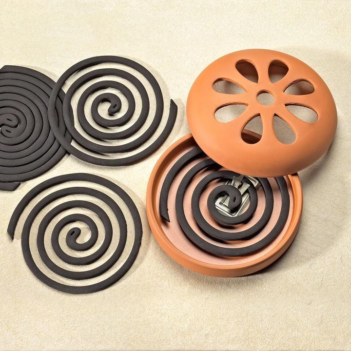 Actual product image Arti Casa Terracotta Bowl with 6 Citronella Rings