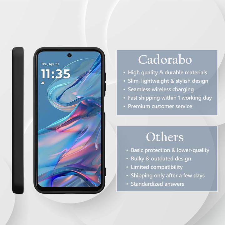 Immagine prodotto Cadorabo Custodia per Motorola Moto G45 TPU Liquid Silicone Case (Motorola Moto C)