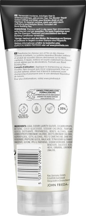 Actual product image John Frieda Blonde+ (250 ml, Liquid shampoo)