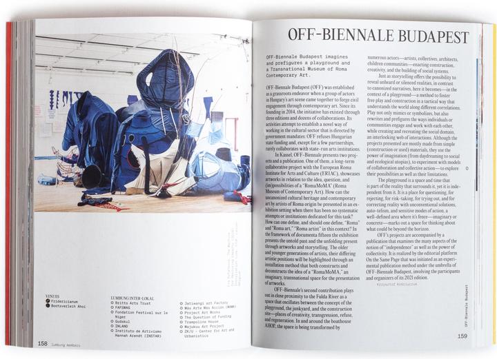 Immagine prodotto documenta fifteen Handbuch (Tedesco, Ruangrupa, 2022)