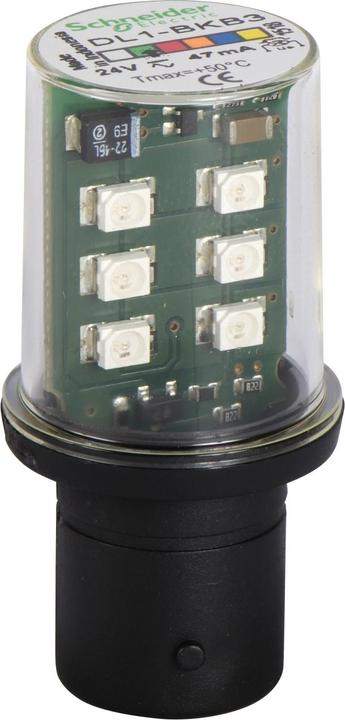 Image du produit Schneider Electric Module LED, feu clignotant vert, BA 15d, 24 V DL1BKB3