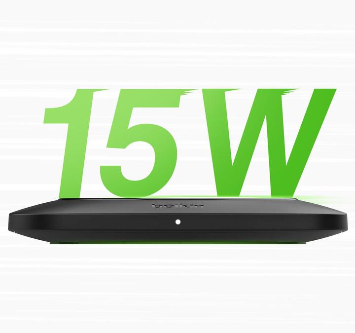 Productafbeelding Belkin Qi 15w Charging Pad White w/PSU (15 W)